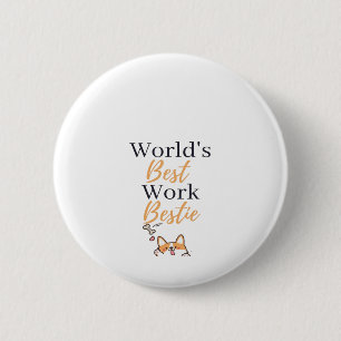 Badge Rond 5 Cm Le Meilleur Coworker Du Monde Graphique