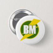 Badge Rond 5 Cm Le meilleur homme B/M (Devant & derrière)