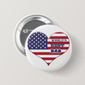 Badge Rond 5 Cm Le meilleur papa américain du monde (Devant & derrière)