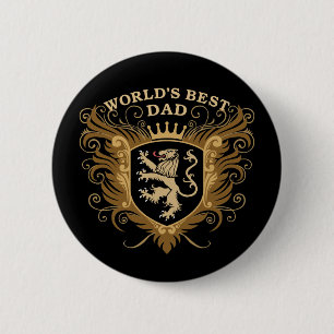 Badge Rond 5 Cm Le meilleur papa du monde