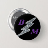 Badge Rond 5 Cm Le meilleur Pin d'homme (Devant & derrière)