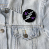 Badge Rond 5 Cm Le meilleur Pin d'homme (En situation)