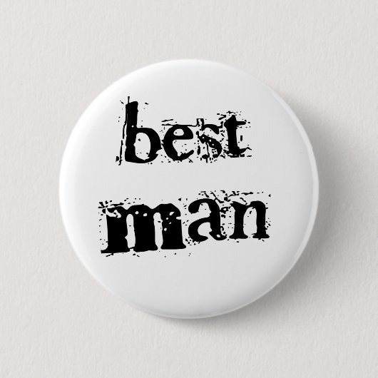 Badge Rond 5 Cm Le meilleur texte de noir d'homme (Devant)