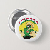 Badge Rond 5 Cm Le Mexique drôle (Devant & derrière)
