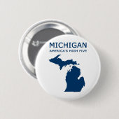 Badge Rond 5 Cm Le Michigan H5 (Devant & derrière)