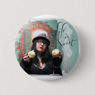 Badge Rond 5 Cm Le miel Halliwell la "vie est" les articles doux
