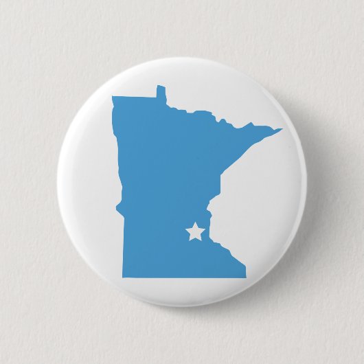 Badge Rond 5 Cm Le Minnesota ! (Devant)