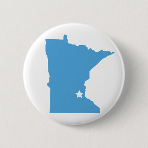 Badge Rond 5 Cm Le Minnesota !