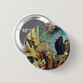Badge Rond 5 Cm Le miracle de St Francis Xavier par Rubens Peter (Devant & derrière)
