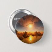 Badge Rond 5 Cm Le monde d'Uknown (Devant & derrière)