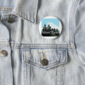 Badge Rond 5 Cm Le mont Rainier (En situation)