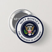 Badge Rond 5 Cm Le mormon de Stormin (Devant & derrière)