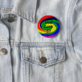 Badge Rond 5 Cm Le mur (En situation)