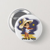 Badge Rond 5 Cm Le musicien - (Devant & derrière)