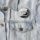 Badge Rond 5 Cm Le Nevada (En situation)