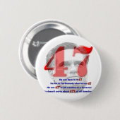Badge Rond 5 Cm Le numéro 47 (Devant & derrière)