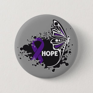 Badge Rond 5 Cm Le papillon Hope Lupus