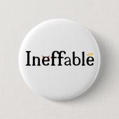 Badge Rond 5 Cm Le paradis et l'enfer insupportables (Devant)