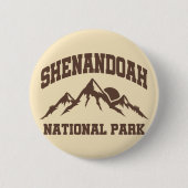 Badge Rond 5 Cm Le Parc national de Shenandoah (Devant)