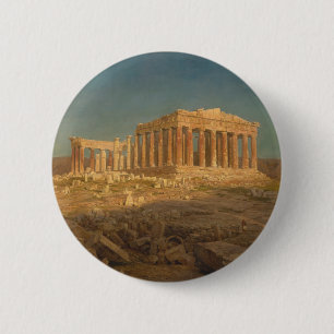 Badge Rond 5 Cm Le Parthénon