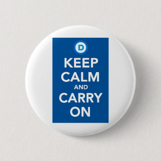 Badge Rond 5 Cm Le Parti démocrate gardent Blue.png calme