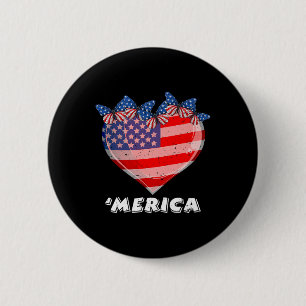 Badge Rond 5 Cm Le Patriotisme Merica Fierté Nous Patriotes Usa Fa