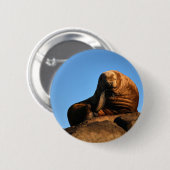 Badge Rond 5 Cm Le penseur (Devant & derrière)