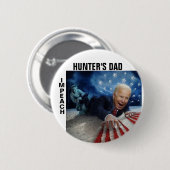 Badge Rond 5 Cm Le père de Hunter's (Devant & derrière)