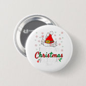 Badge Rond 5 Cm Le Père Noël (Devant & derrière)