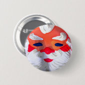 Badge Rond 5 Cm Le père noël (Devant & derrière)