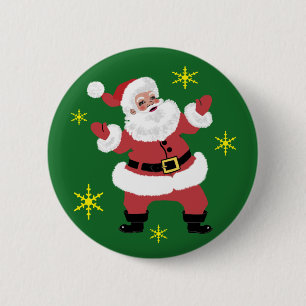 Badge Rond 5 Cm Le père noël
