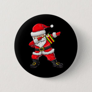 Badge Rond 5 Cm Le Père Noël Du Zimbabwe Enfants Garçons Filles No