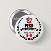 Badge Rond 5 Cm Le Pérou (Devant & derrière)