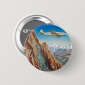 Badge Rond 5 Cm Le Pérou des Inca (Devant & derrière)