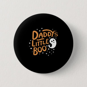 Badge Rond 5 Cm Le petit garçon de papa, Happy Halloween