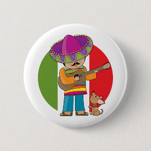 Badge Rond 5 Cm Le peu de Mexique