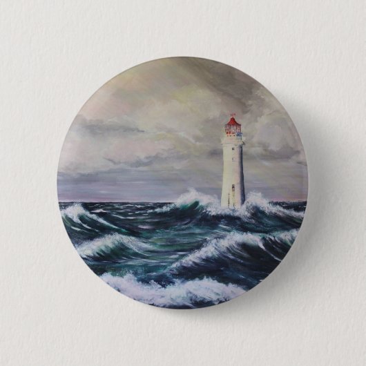 Badge Rond 5 Cm Le phare (Devant)