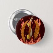 Badge Rond 5 Cm Le Phénix (Devant & derrière)