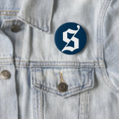 Badge Rond 5 Cm Le Pin de Codicology (En situation)