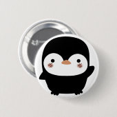 Badge Rond 5 Cm le pingouin (Devant & derrière)