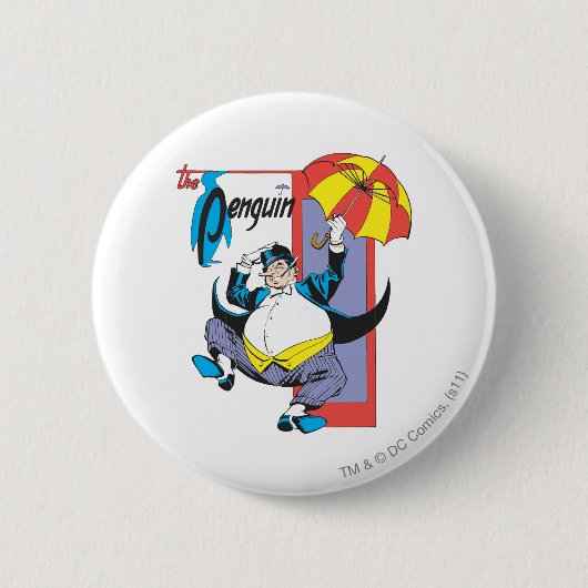 Badge Rond 5 Cm Le pingouin 2 (Devant)