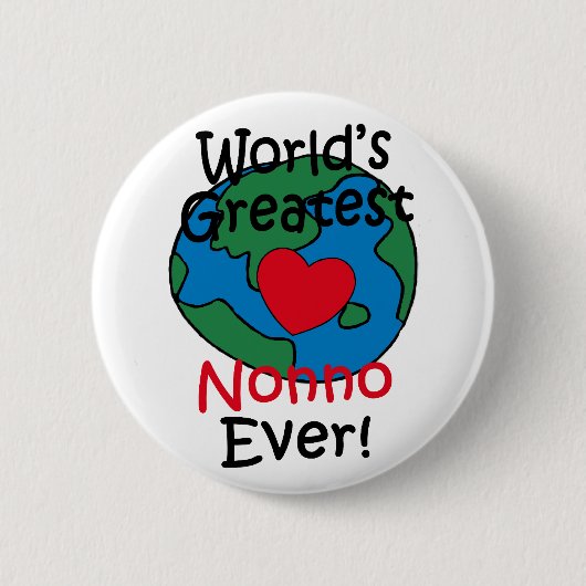 Badge Rond 5 Cm Le plus grand coeur de Nonno du monde (Devant)