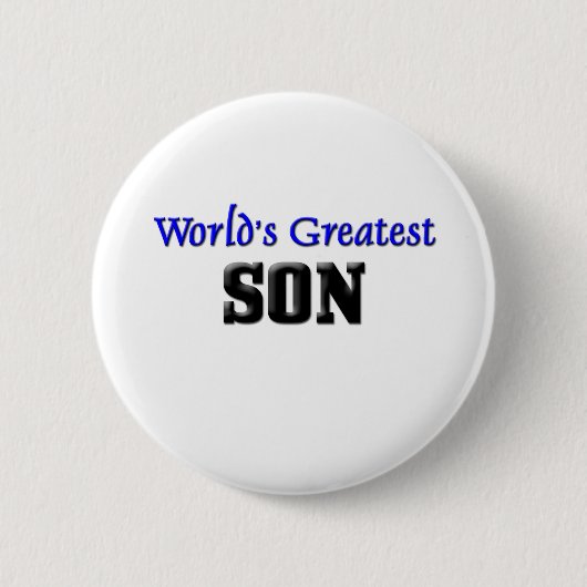 Badge Rond 5 Cm Le plus grand fils du monde (Devant)