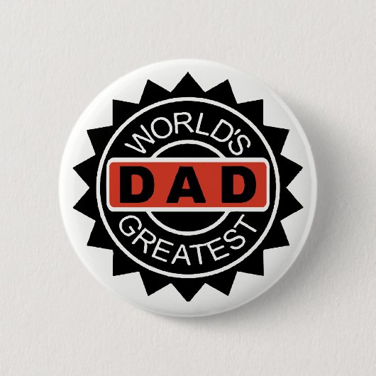 Badge Rond 5 Cm Le plus grand papa du monde (Devant)