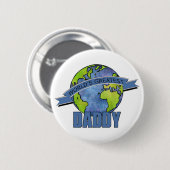 Badge Rond 5 Cm Le plus grand papa du monde (Devant & derrière)