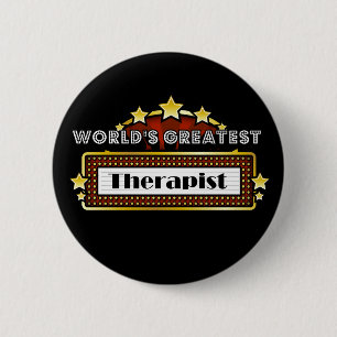 Badge Rond 5 Cm Le plus grand thérapeute du monde
