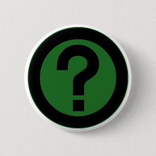 Badge Rond 5 Cm Le point d'interrogation demandent la ponctuation