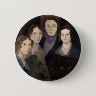 Badge Rond 5 Cm Le portrait de pilier reconstitué par ~ de Brontës