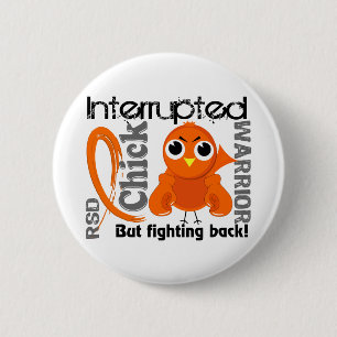 Badge Rond 5 Cm Le poussin a interrompu 3 RSD Dystrop bienveillant