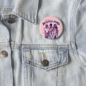 Badge Rond 5 Cm Le présent est l'avenir (En situation)